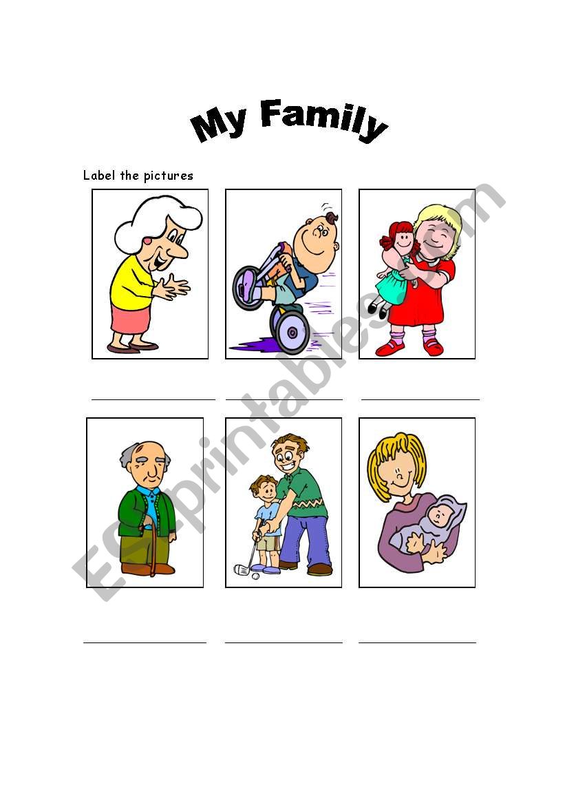 Family - do you have a...? worksheet