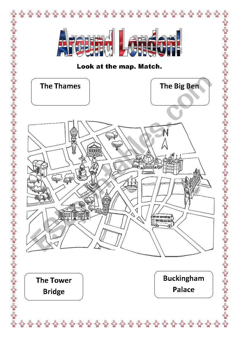 Around London! worksheet