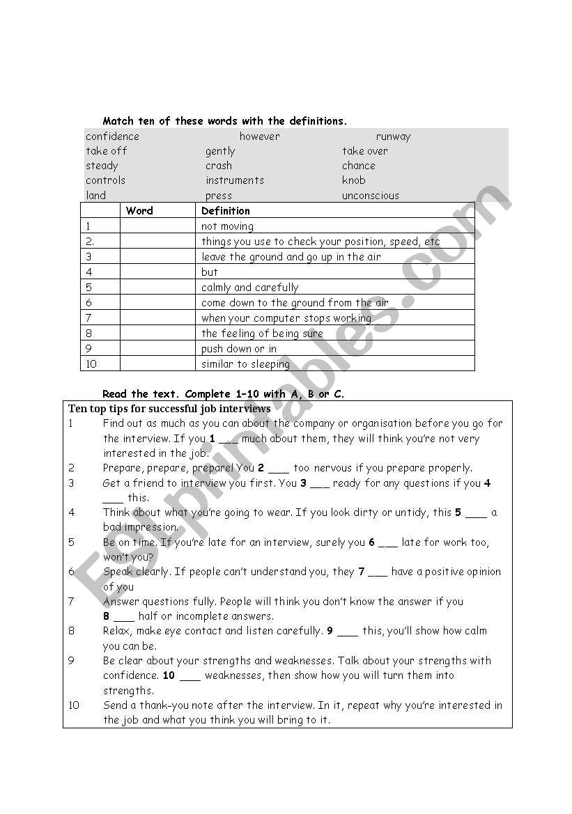 If Clauses worksheet