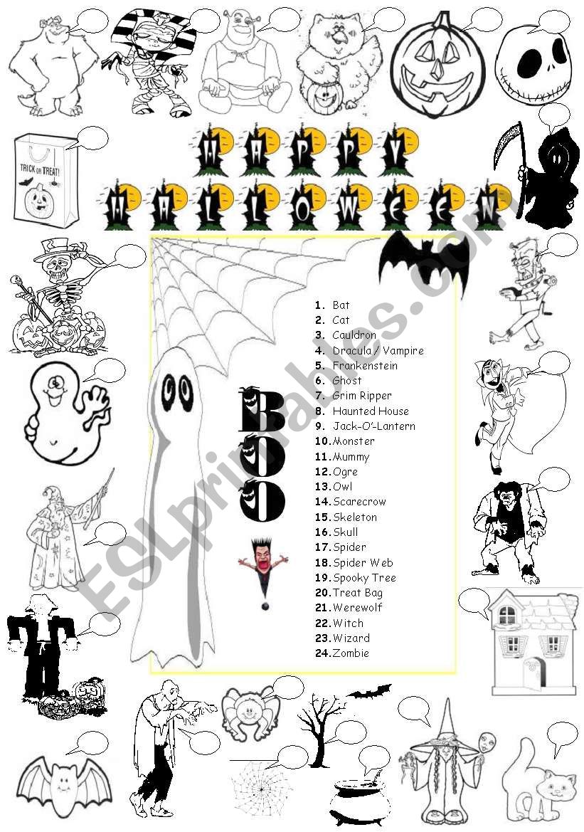 HALLOWEEN worksheet