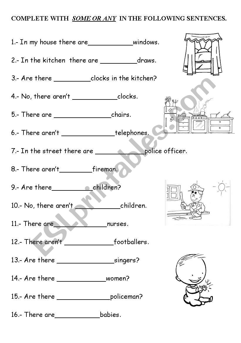some or any worksheet