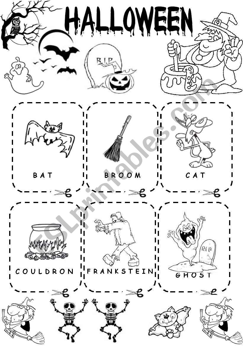 Halloween  Flashcards / Memory Game