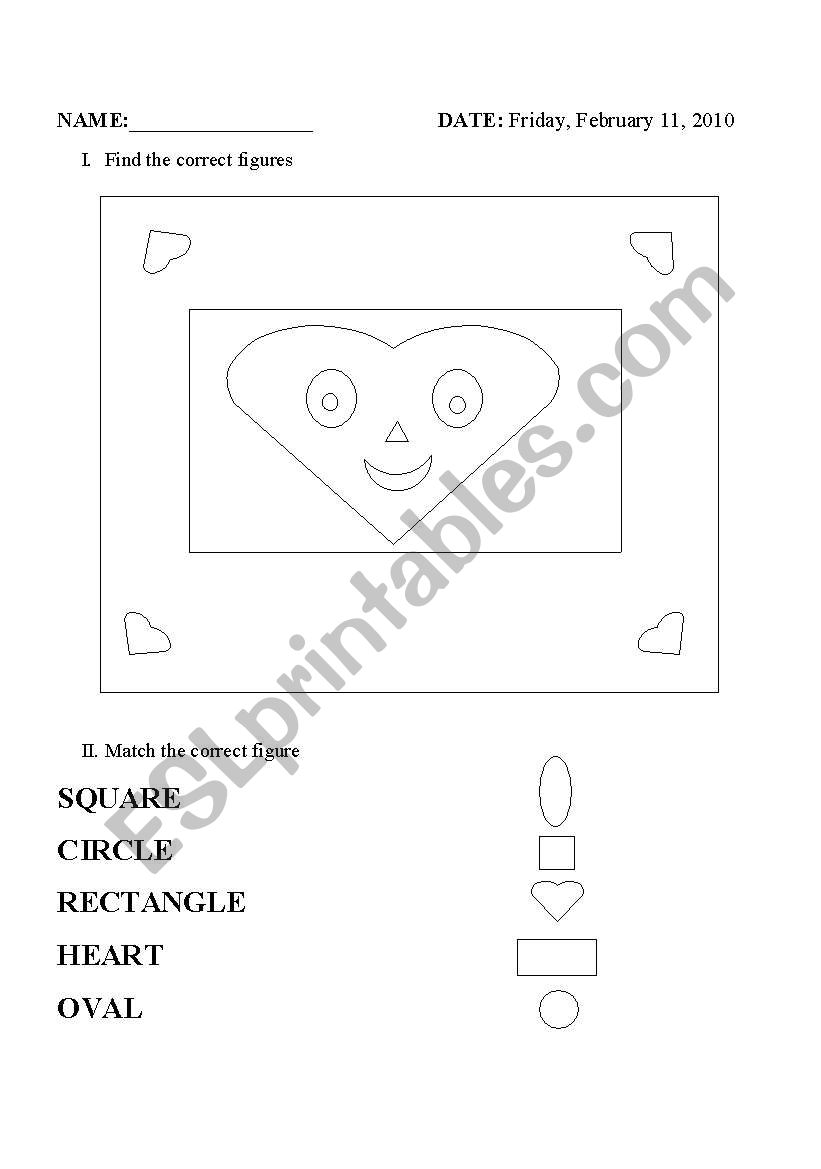 Basic Shapes worksheet