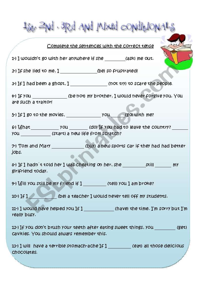 conditionals worksheet