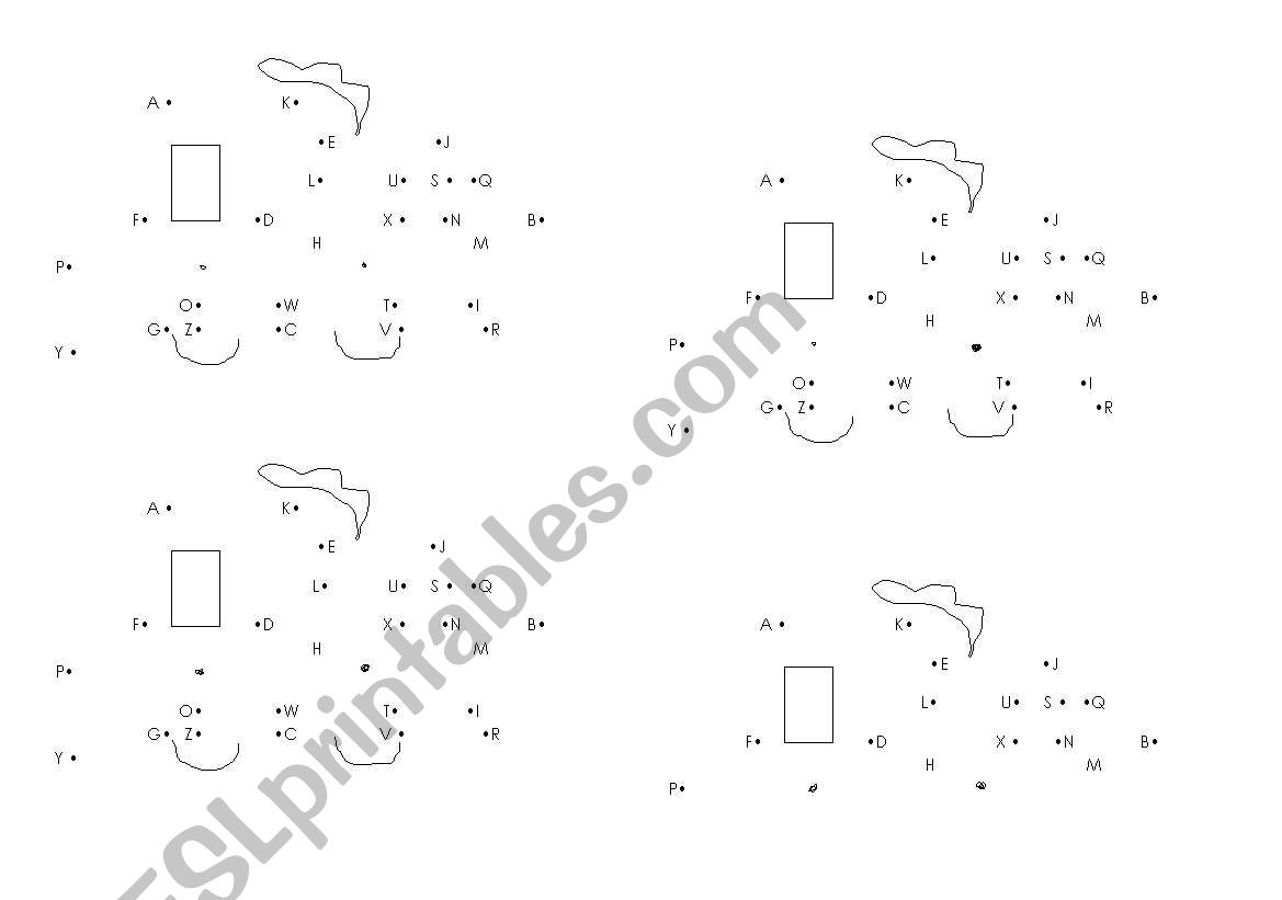 alphabet dictation worksheet