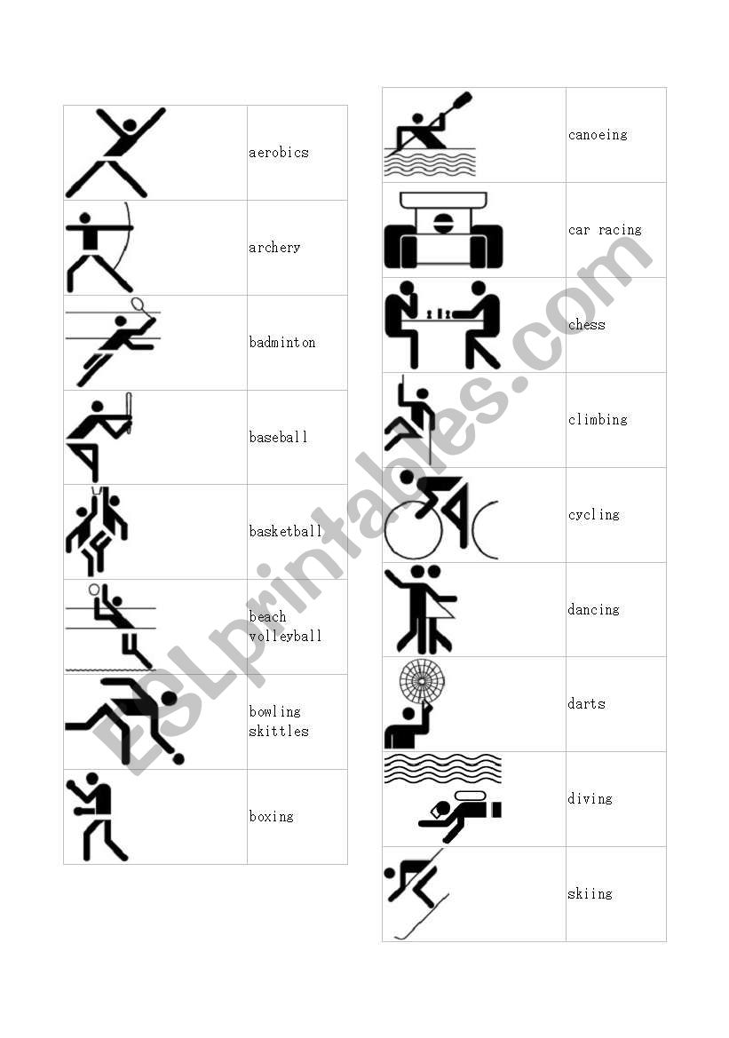 Sorts worksheet