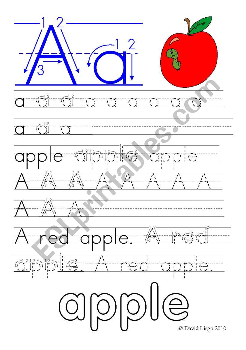 Letter Formation Worksheets and reuploaded Learning Letters Aa and Bb