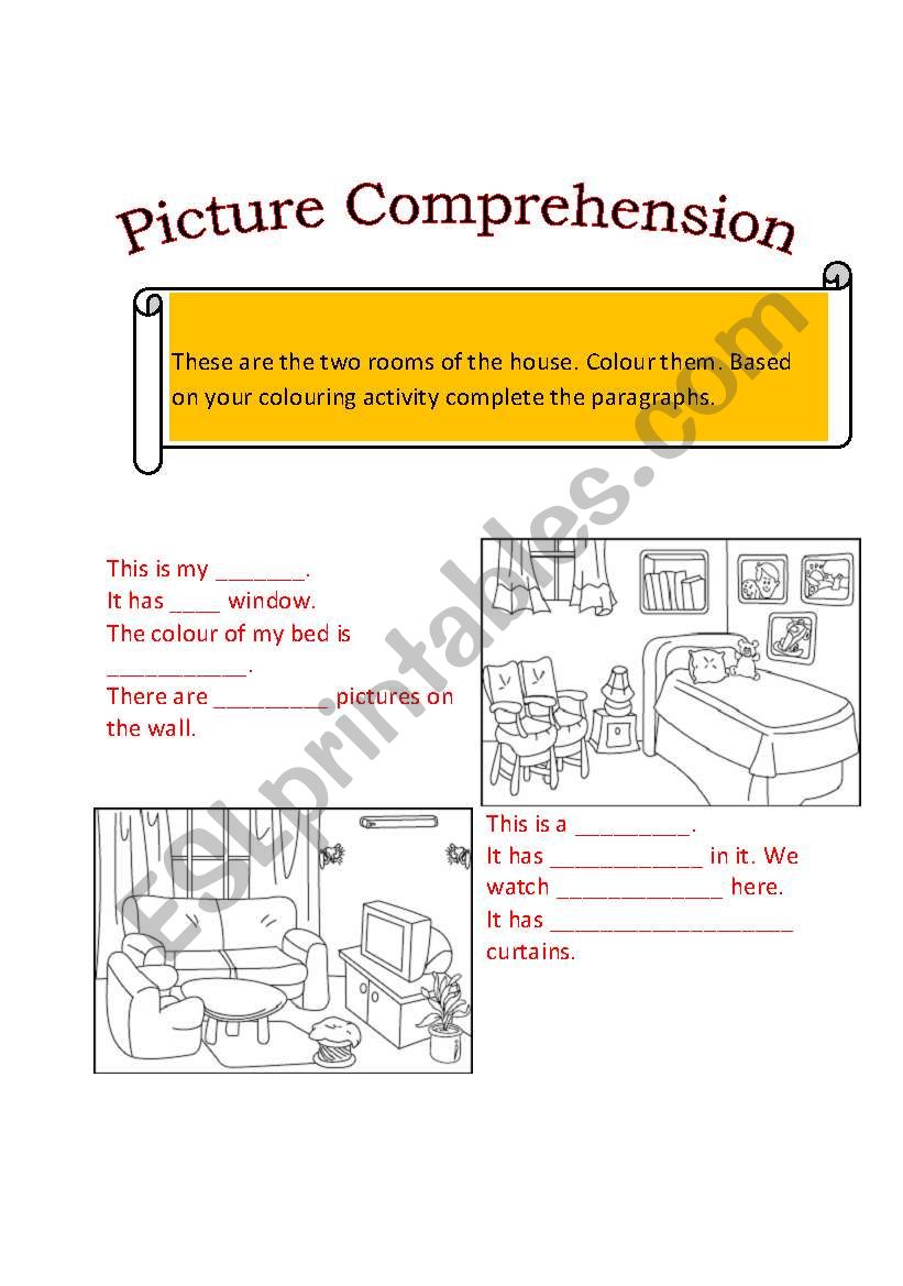 Picture Comprehension worksheet