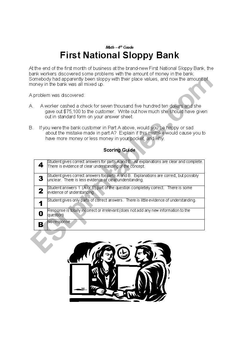 Place Value worksheet