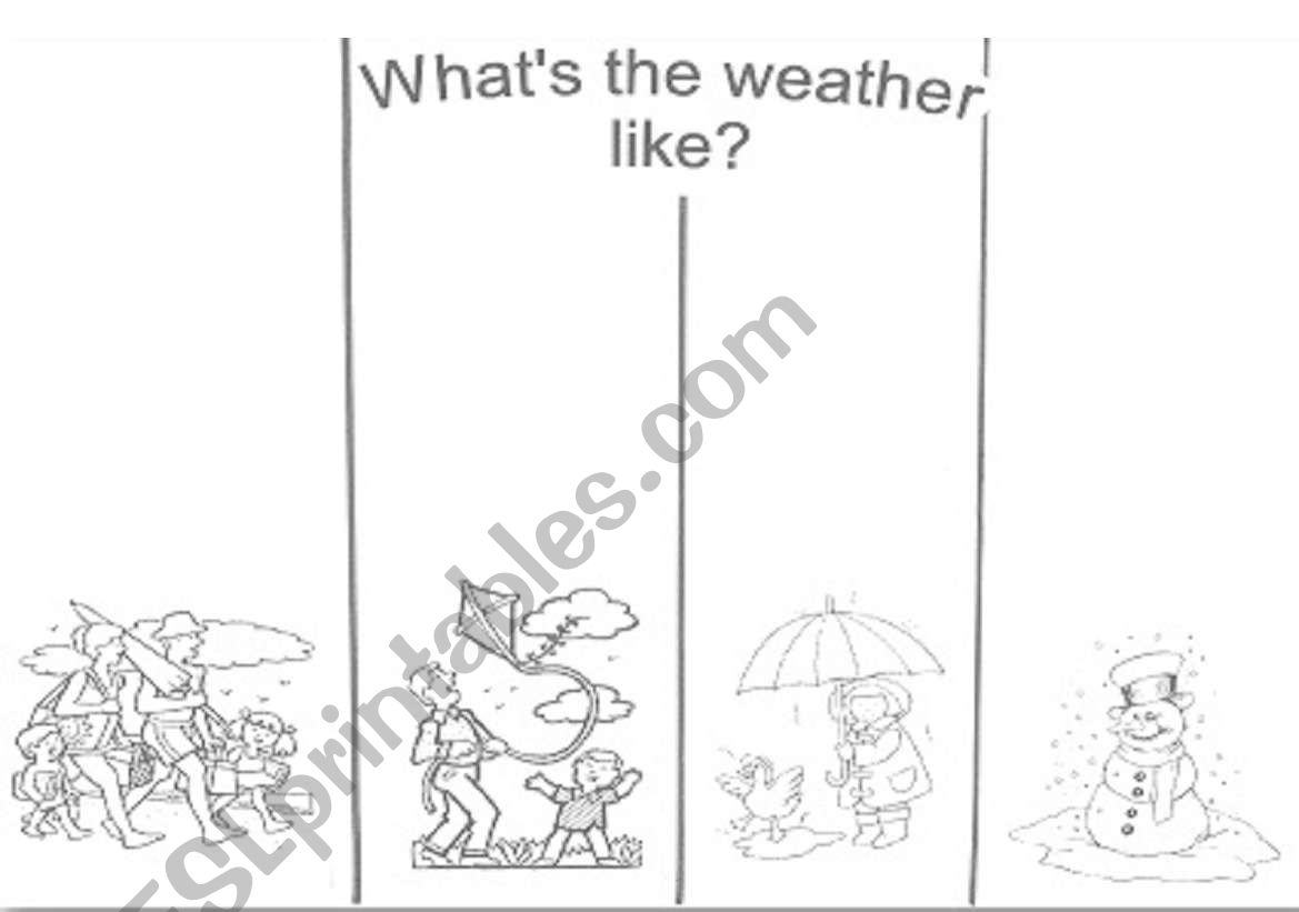 Whats the weather like? worksheet