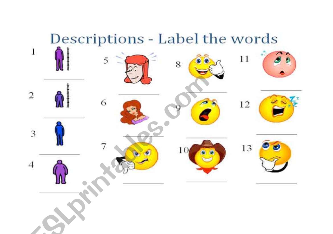 Teaching English Vocabulary: Descriptions