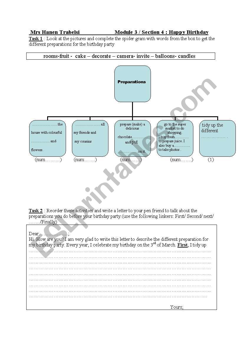 Tell me why - ESL worksheet by Hanen Trabelsi