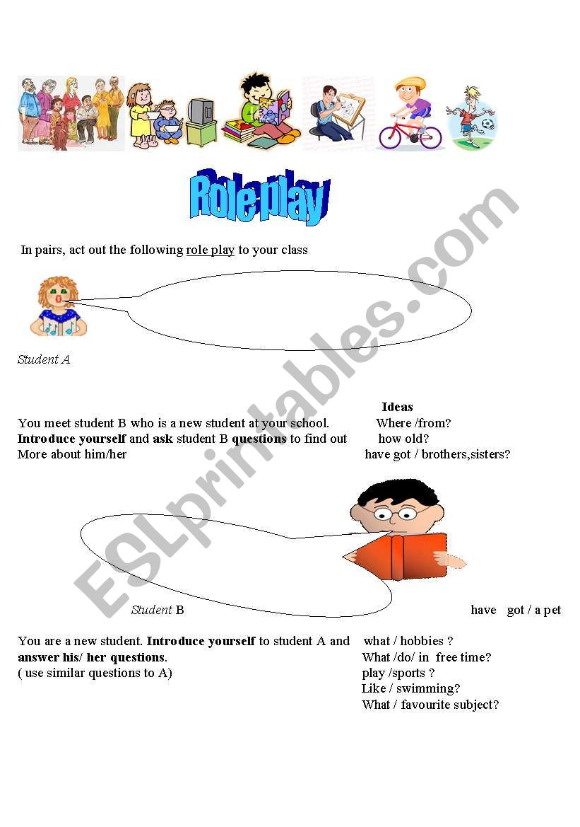 who are you ? worksheet