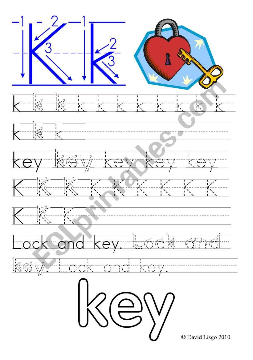 Worksheets and reuploaded Learning Letters Kk and Ll: 8 worksheets