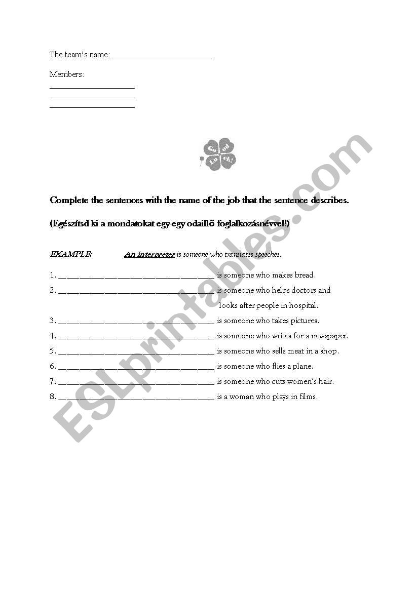 test for an english lang. championship/elementary