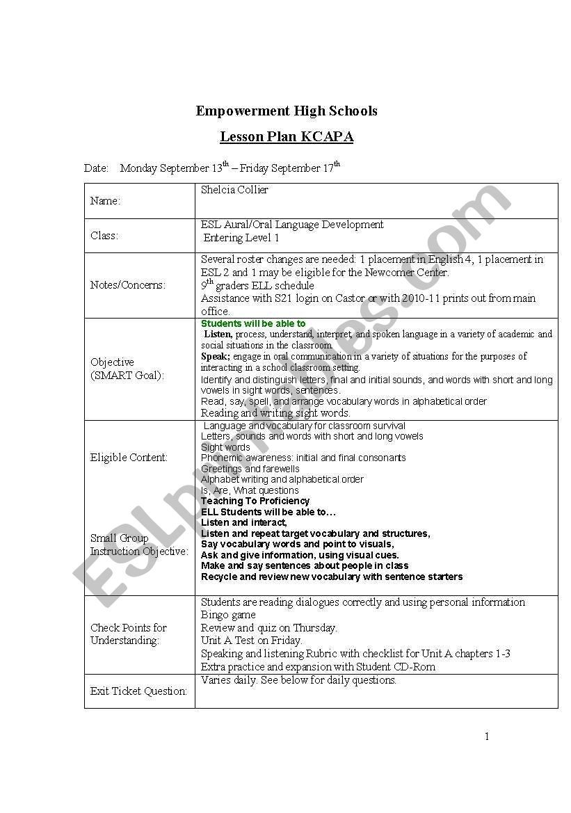 a day in my life worksheet