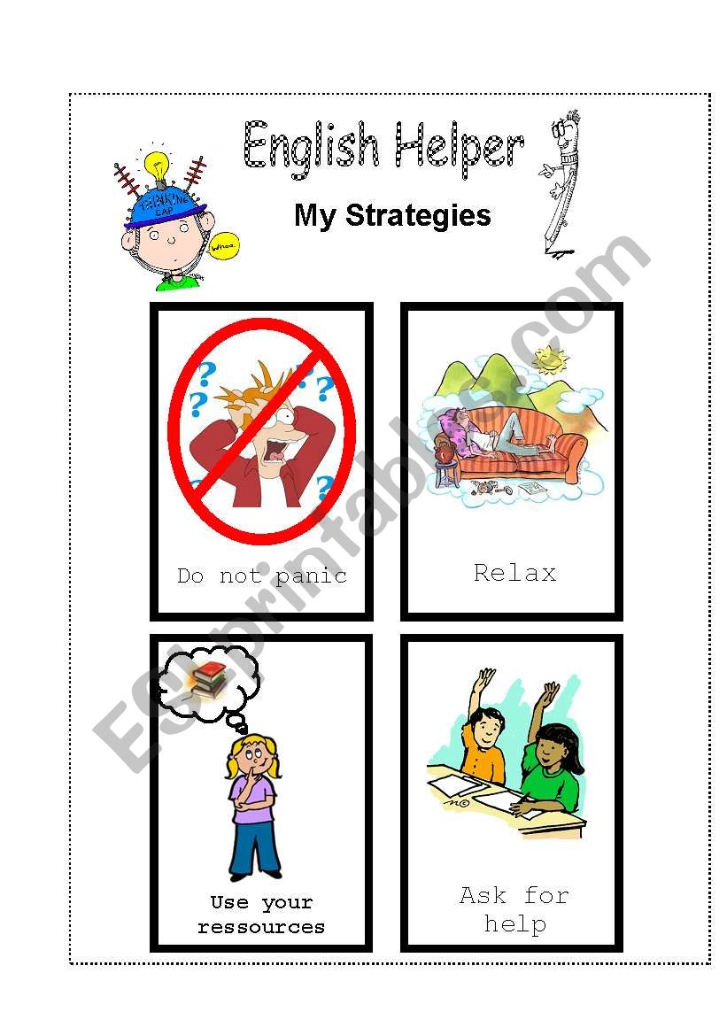 Strategies worksheet