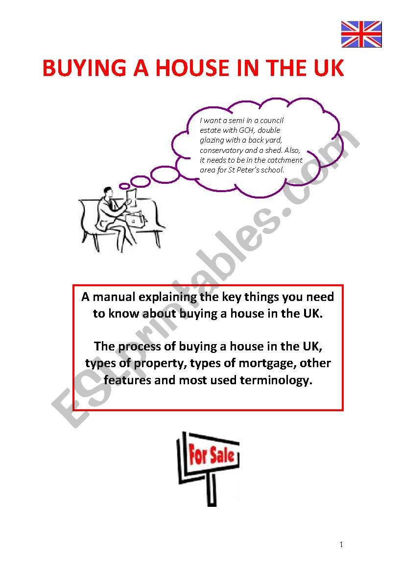 BUYING A HOUSE IN THE UK - TERMS AND KEY WORDS