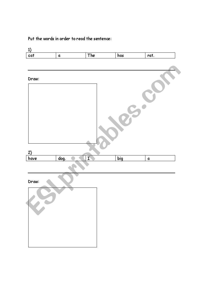 english-worksheets-ordering-simple-sentences