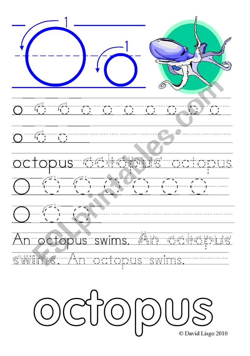 Worksheets and reuploaded Learning Letters Oo and Pp: 8 worksheets