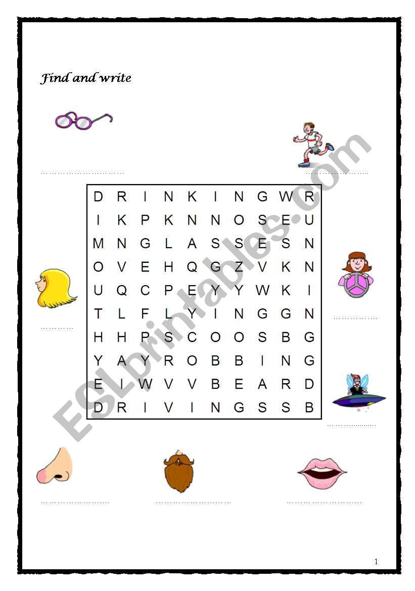 PUZZLE worksheet