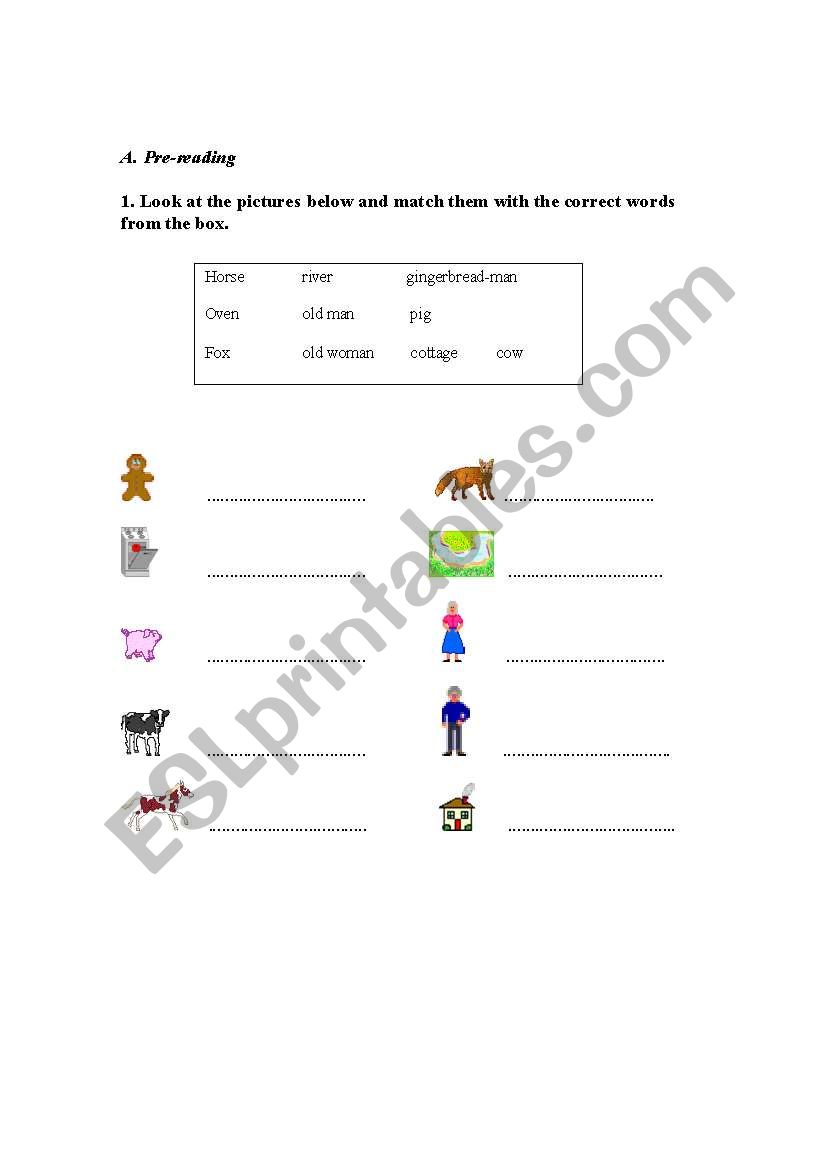 VOCABULARY worksheet