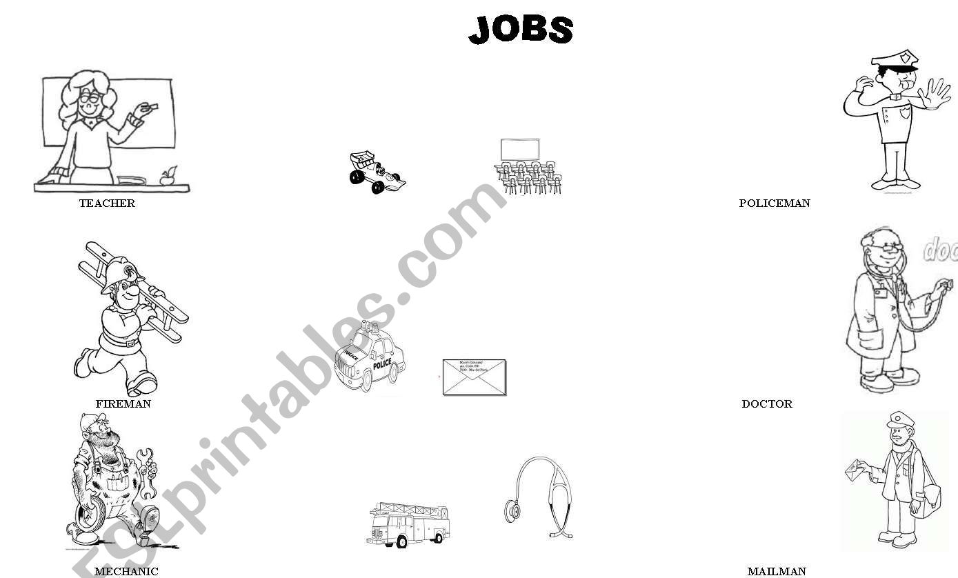 jobs and occupations worksheet