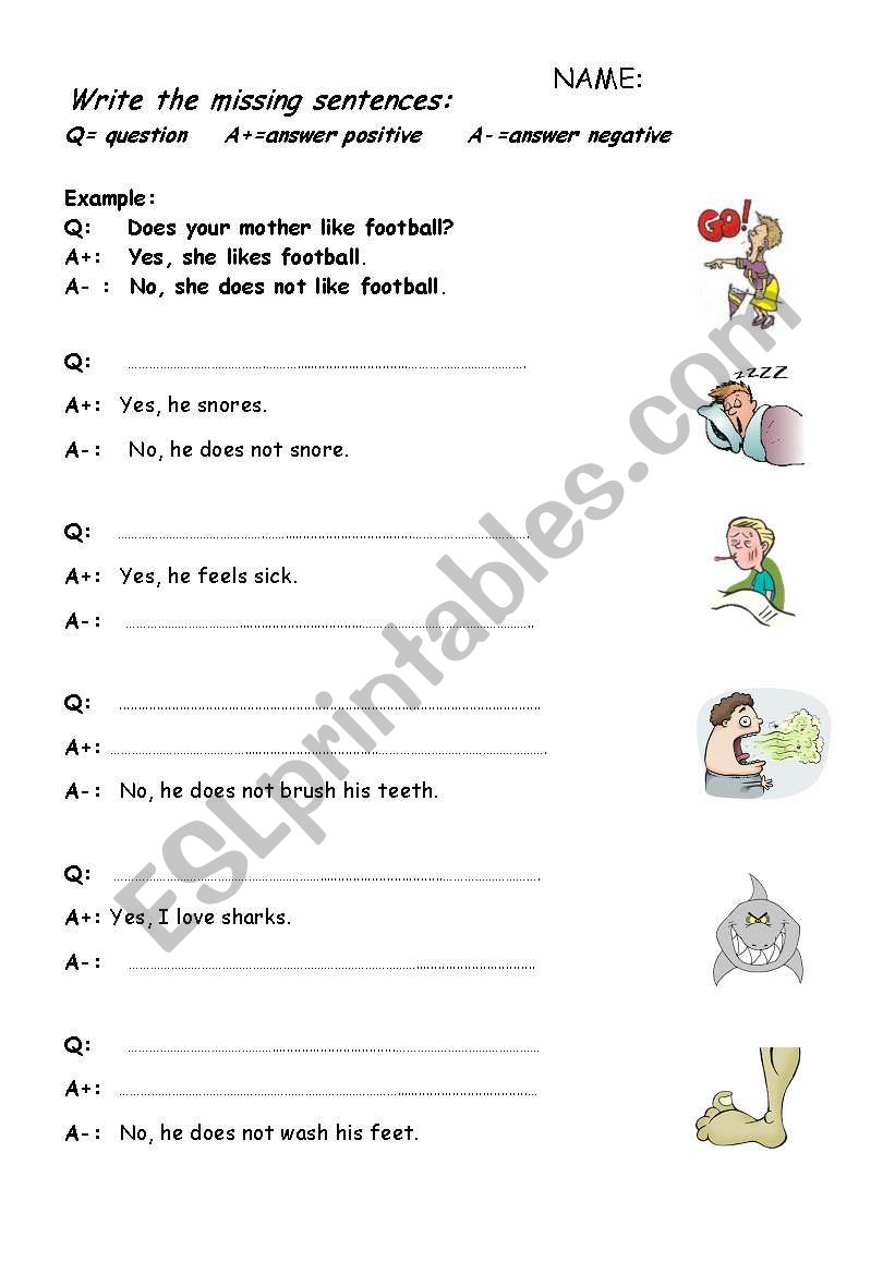 yes-no-questions-pos-neg-answers-present-simple-esl-worksheet-by-mariong