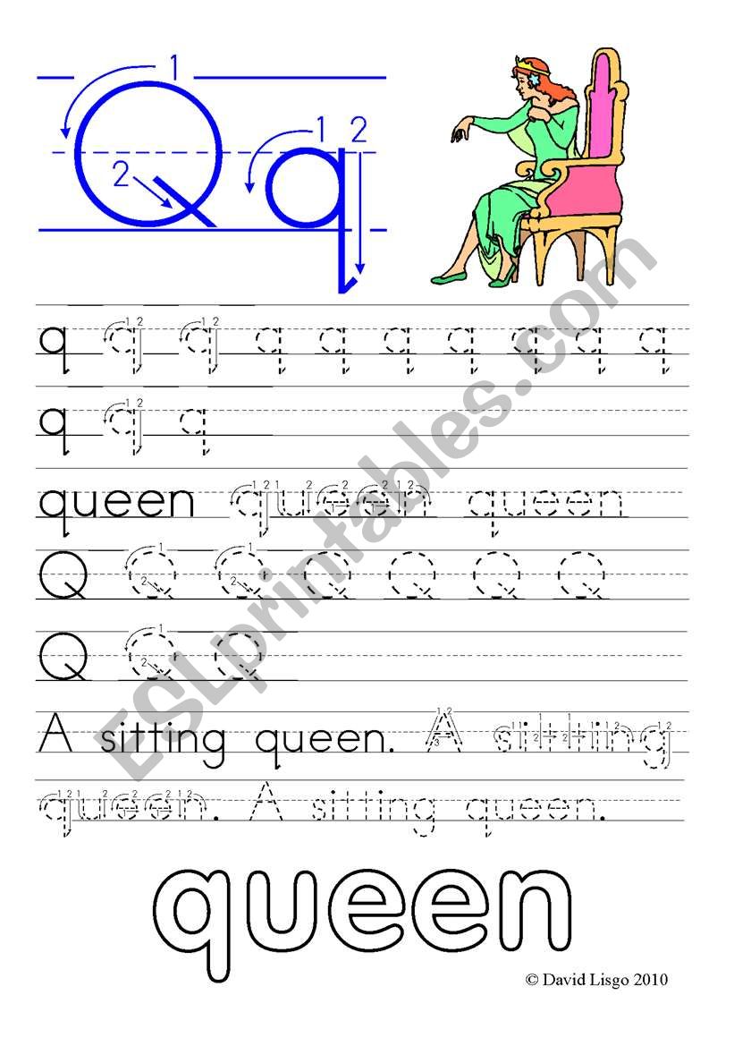 Worksheets and reuploaded Learning Letters Qq and Rr: 8 worksheets