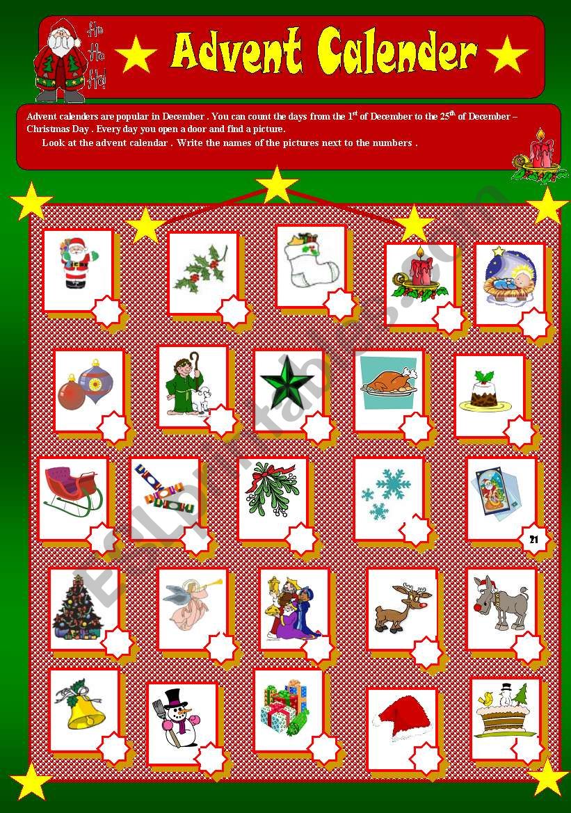 MERRY CHRISTMAS  (part 4) worksheet