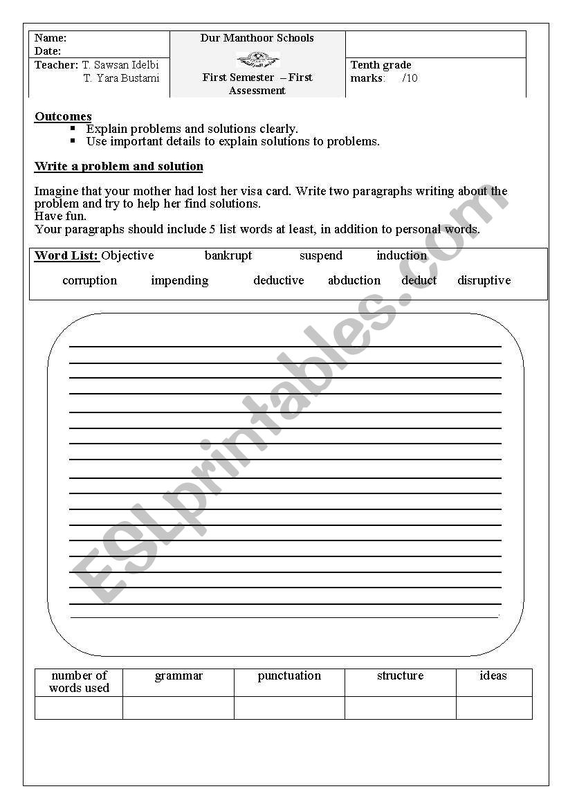 persuasive writing worksheet