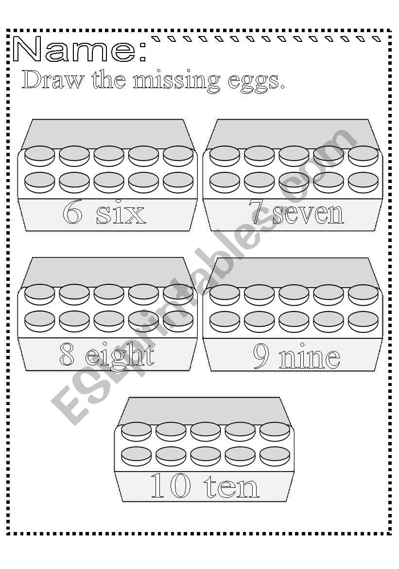 practice counting 1-10 worksheet