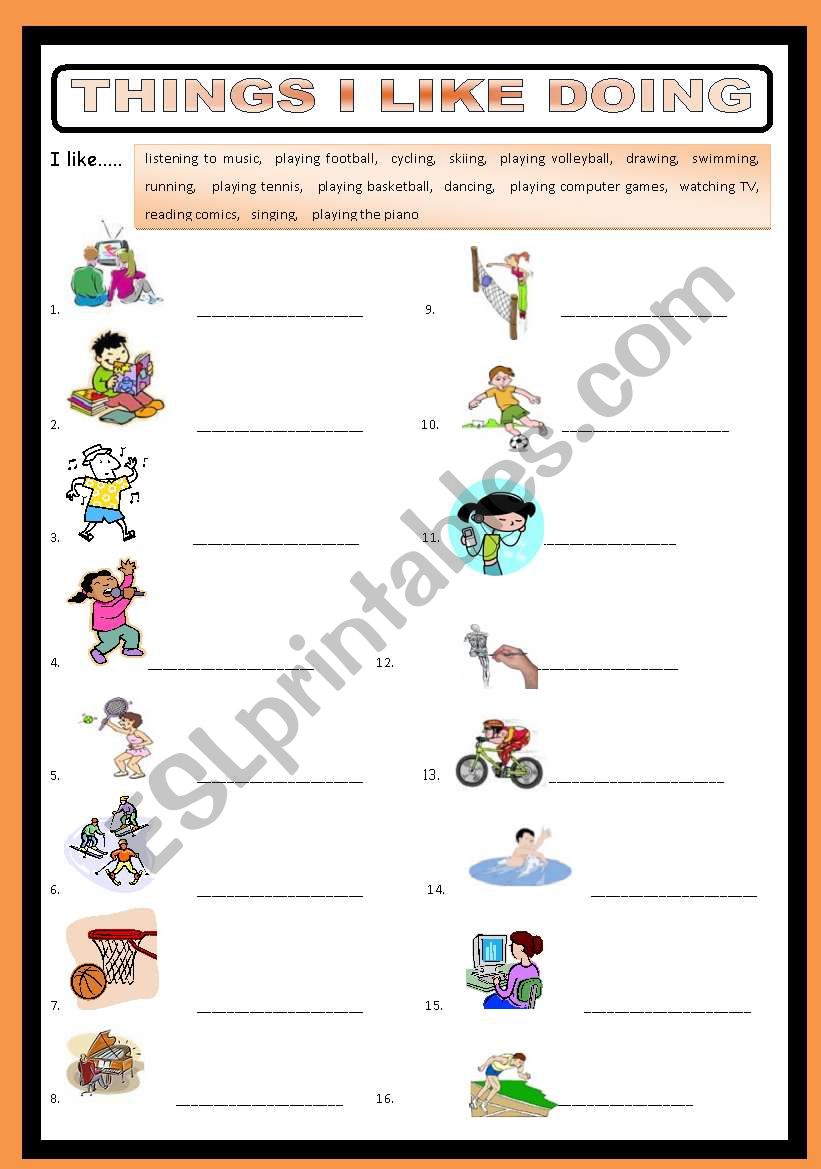 things-i-like-doing-esl-worksheet-by-tapis