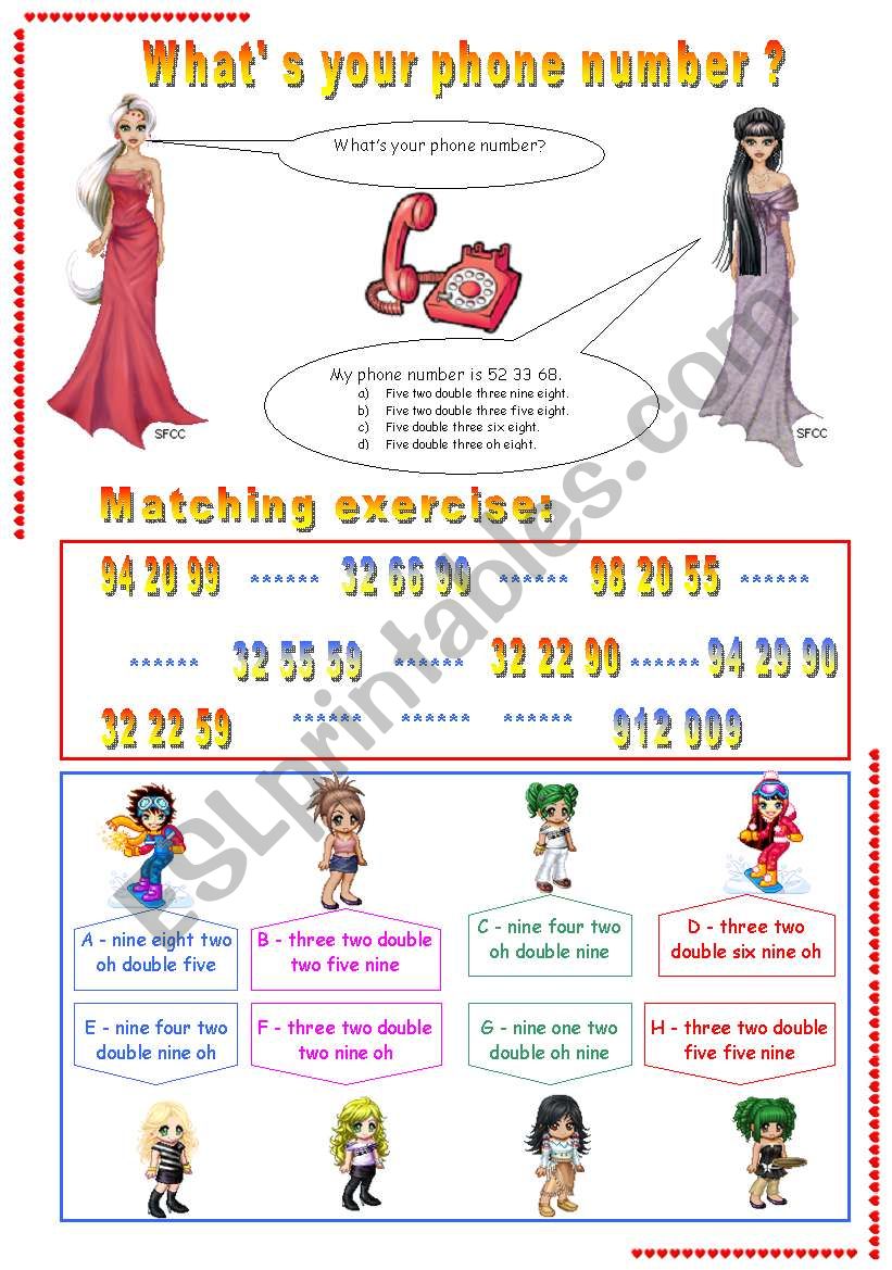 WhatÂ´s your telephone number?