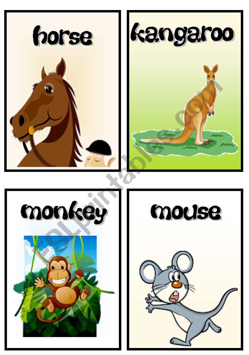 animals worksheet