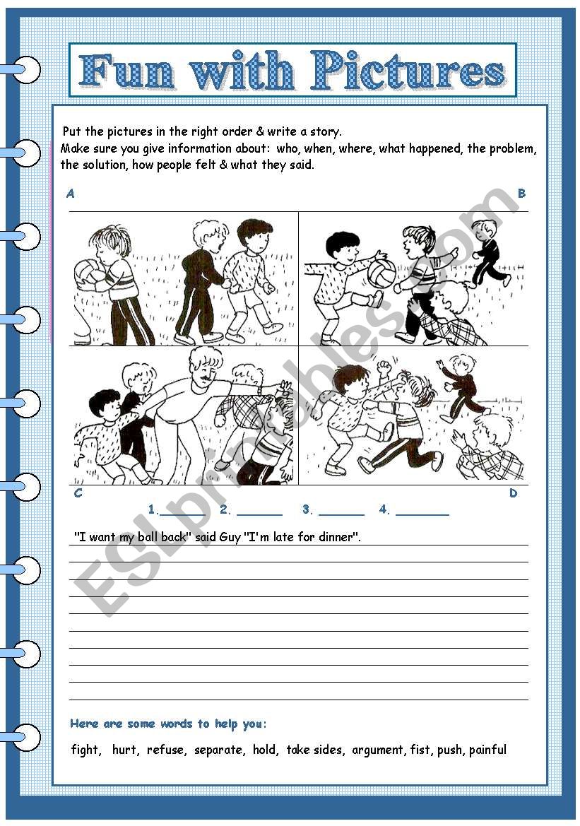 fun with pictures 7 worksheet