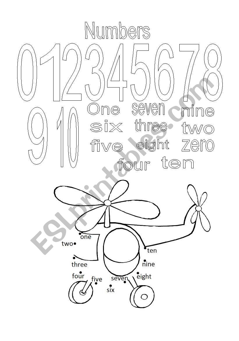 Numbers worksheet