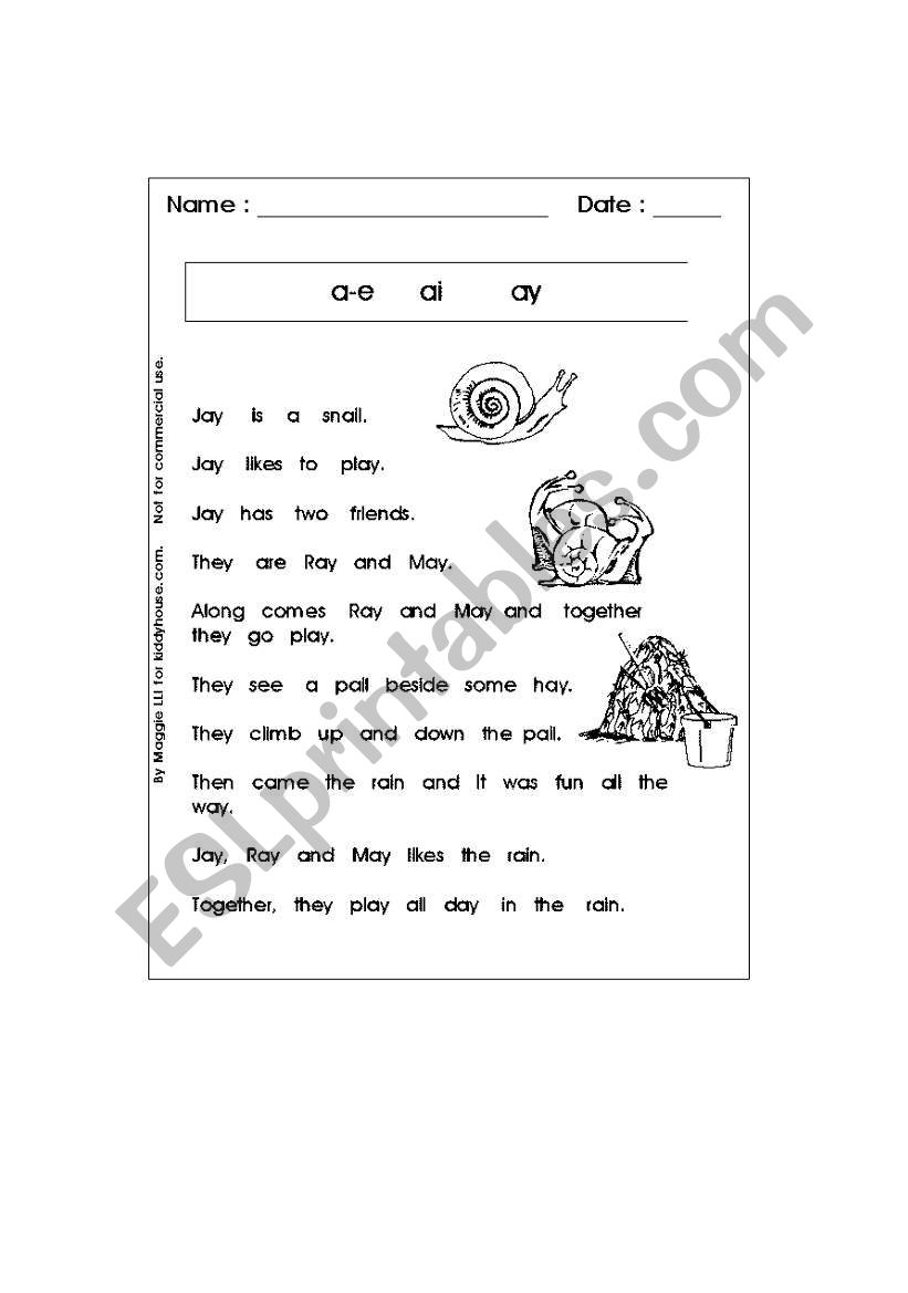 PHONICS WORKSHEET worksheet