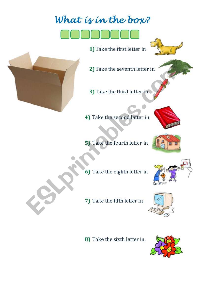 ORDINAL NUMBERS worksheet