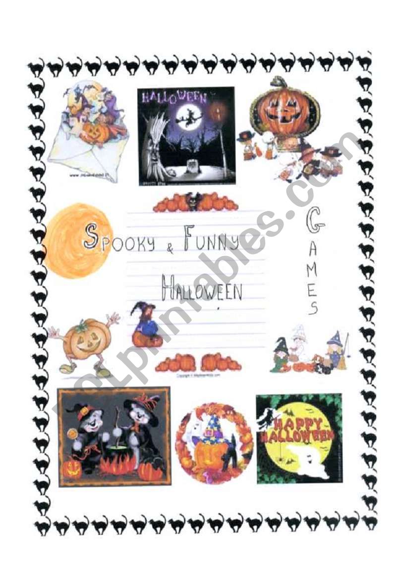 halloween games and vocabulary