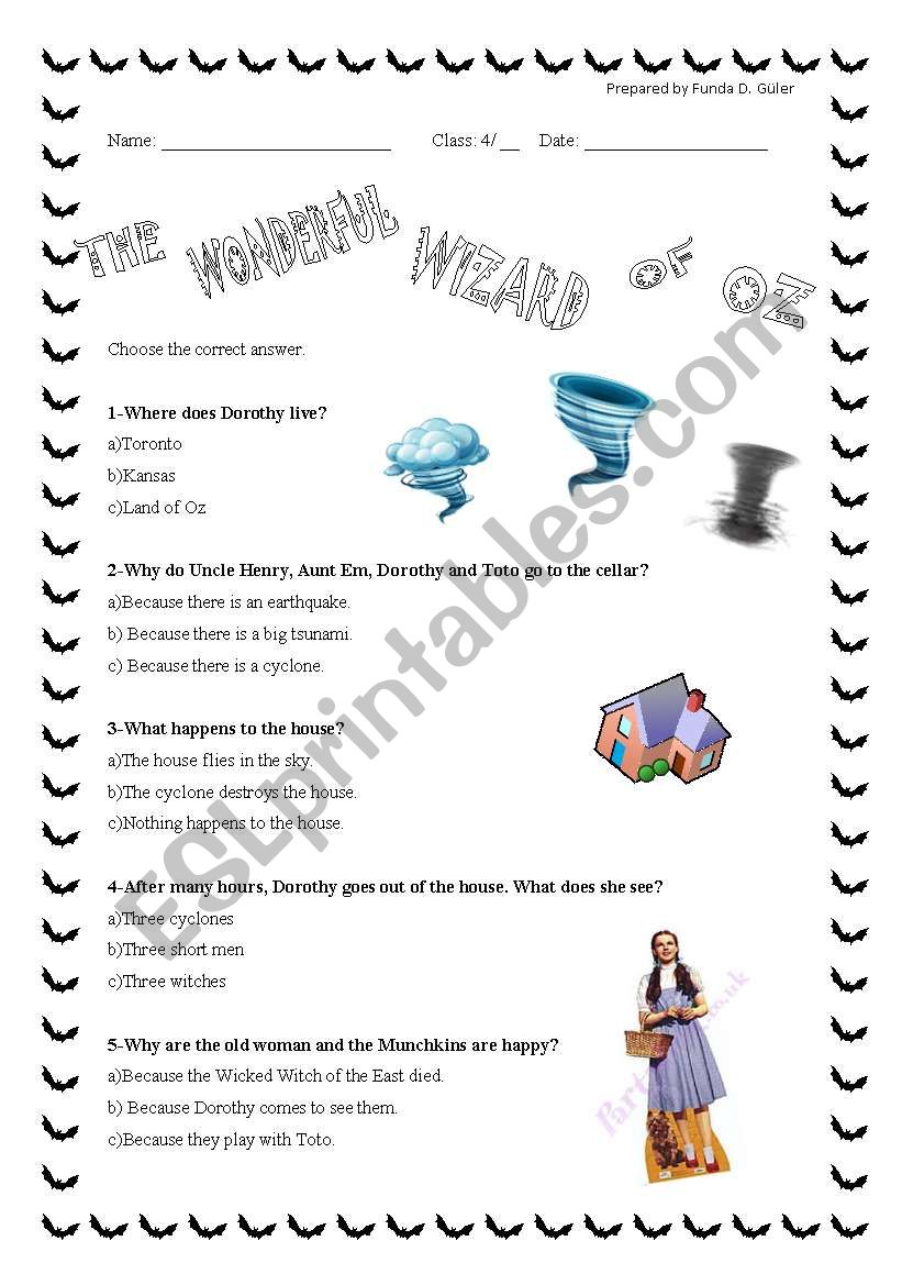 Printable Wizard Of Oz Trivia Questions - Challenge Your Knowledge with ...