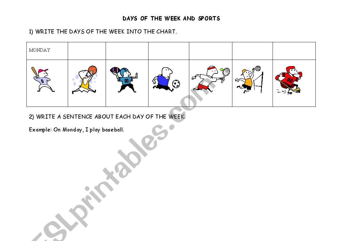 Days of the Week and American Sports