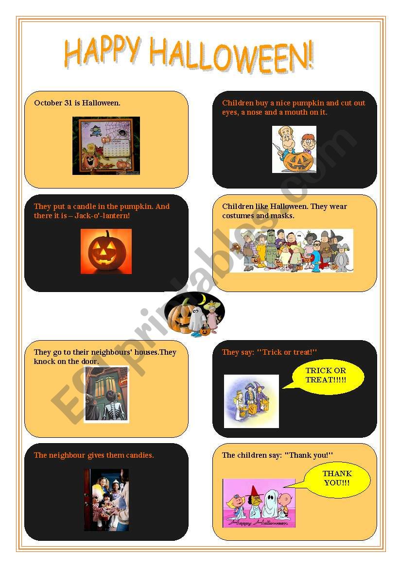 Happy Halloween! worksheet