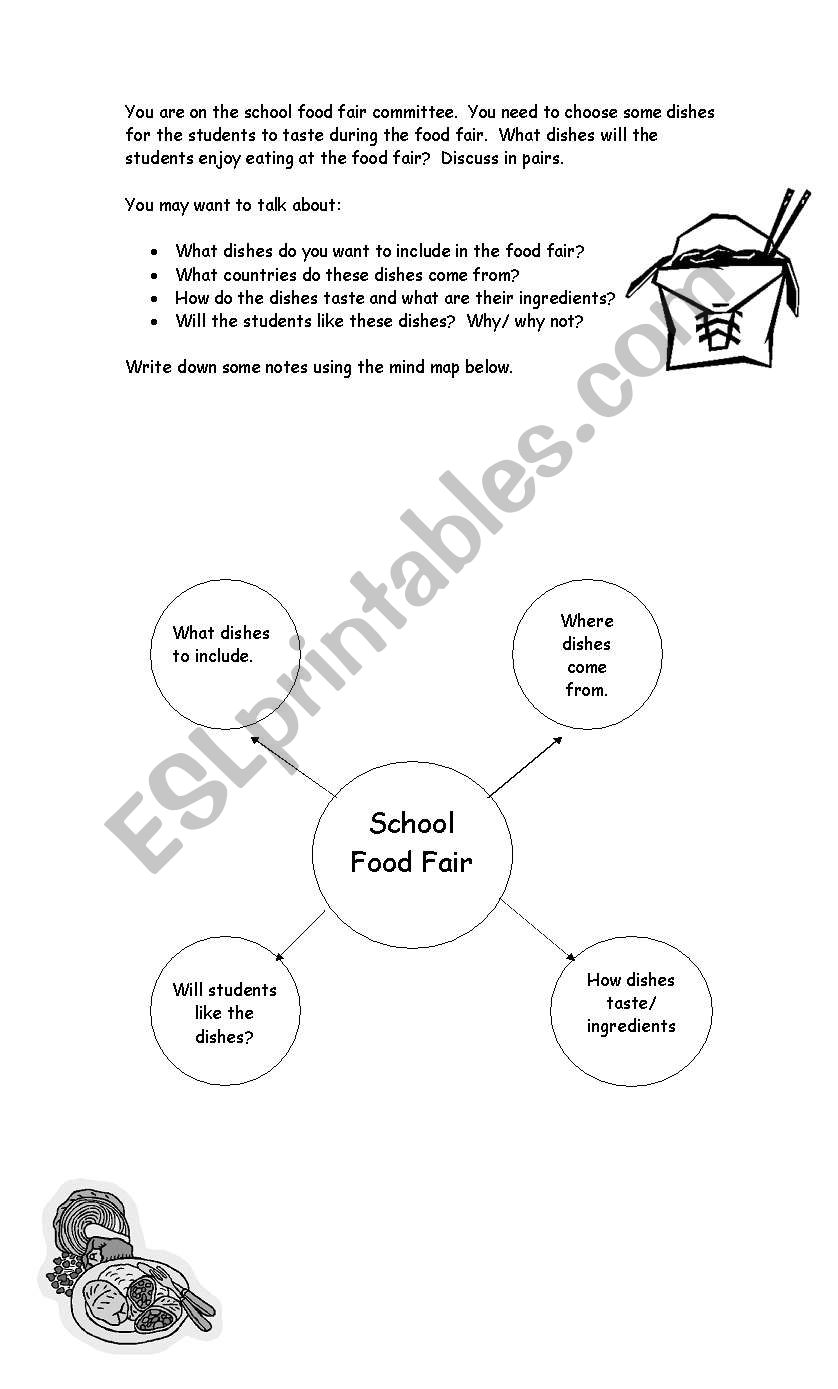 School Food Fair Group Discussion