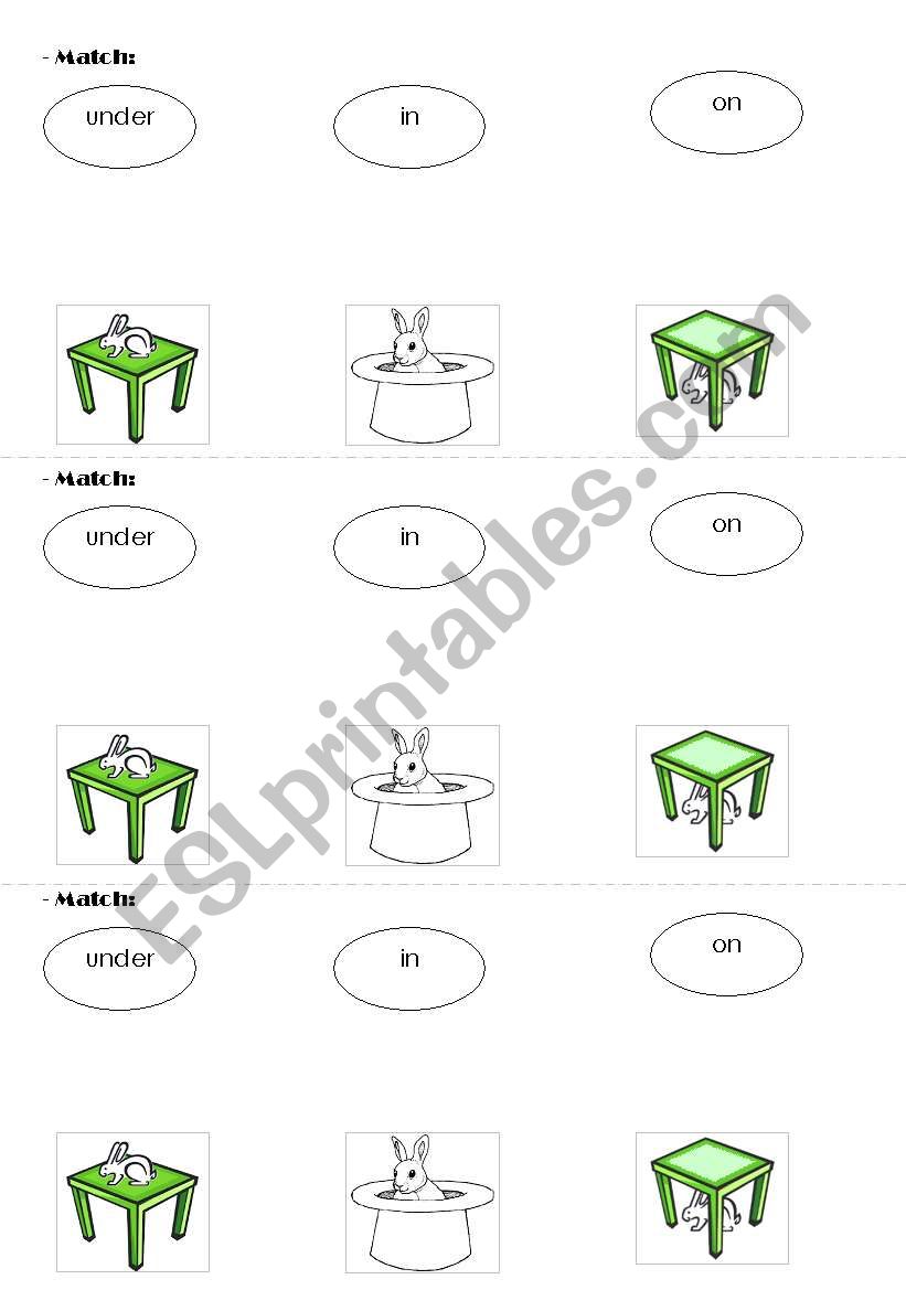 preps worksheet