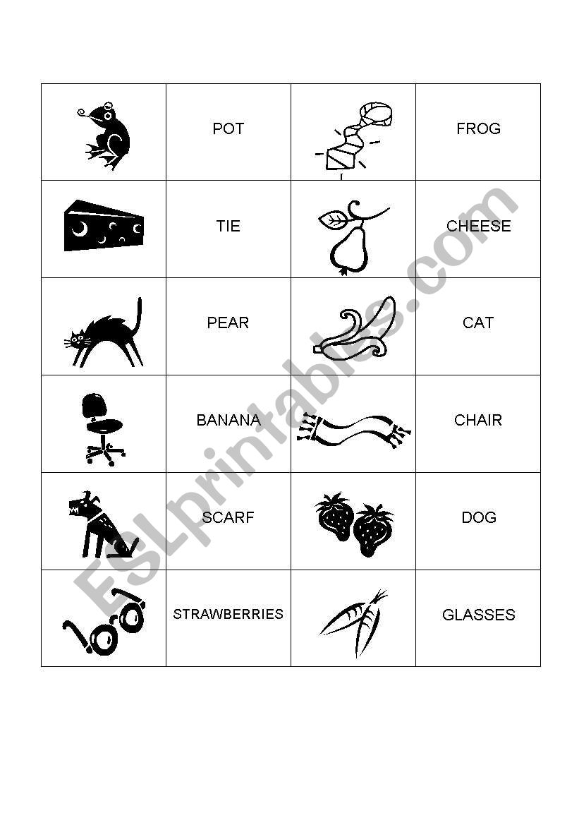 animals domono worksheet