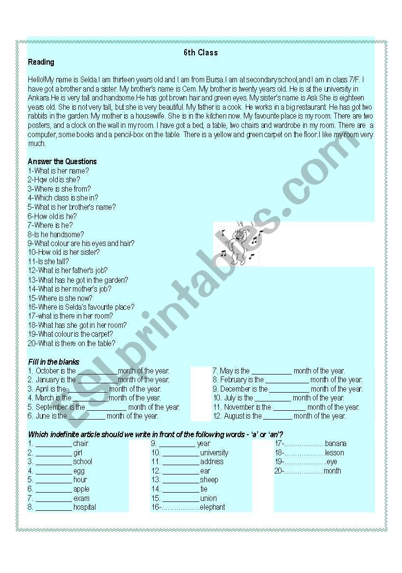 general exercises 1 worksheet