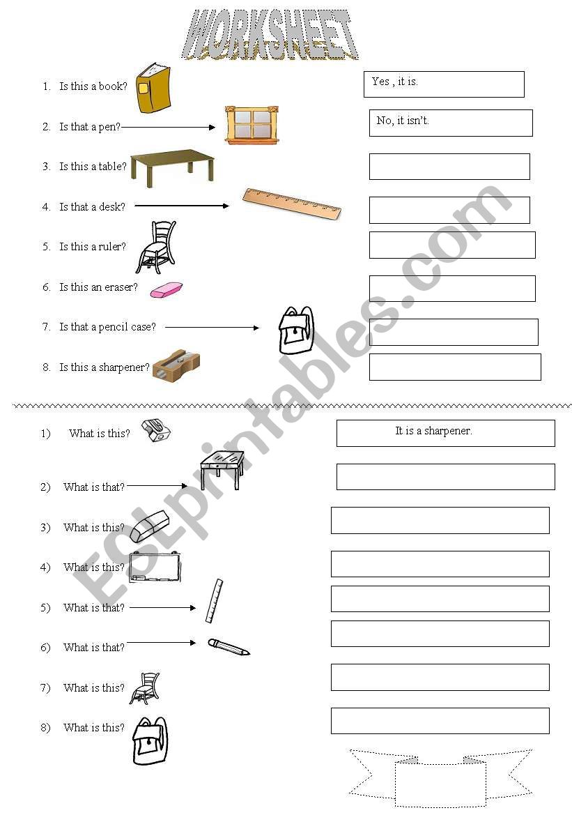 this / that worksheet