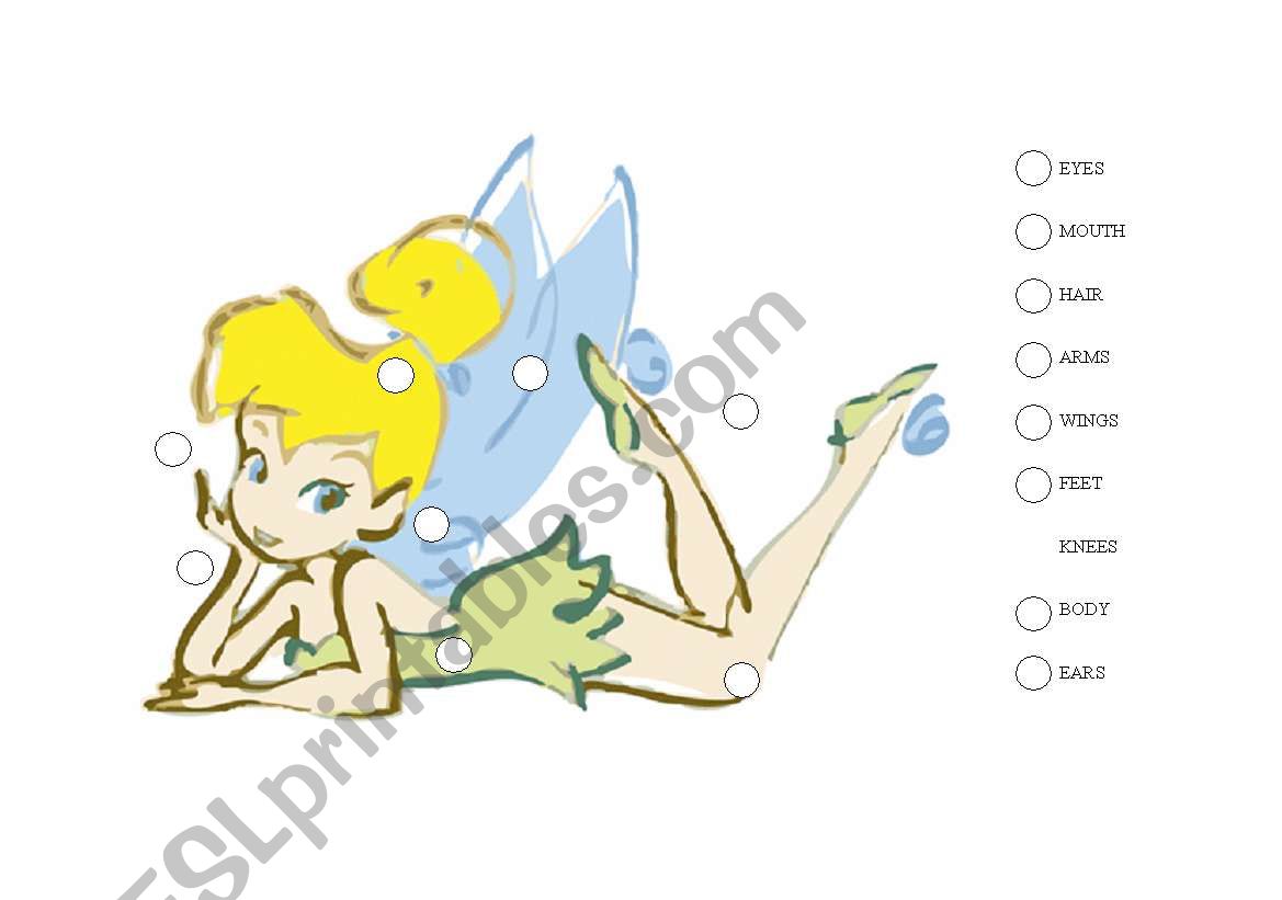 Tinkerbell - Body parts matching