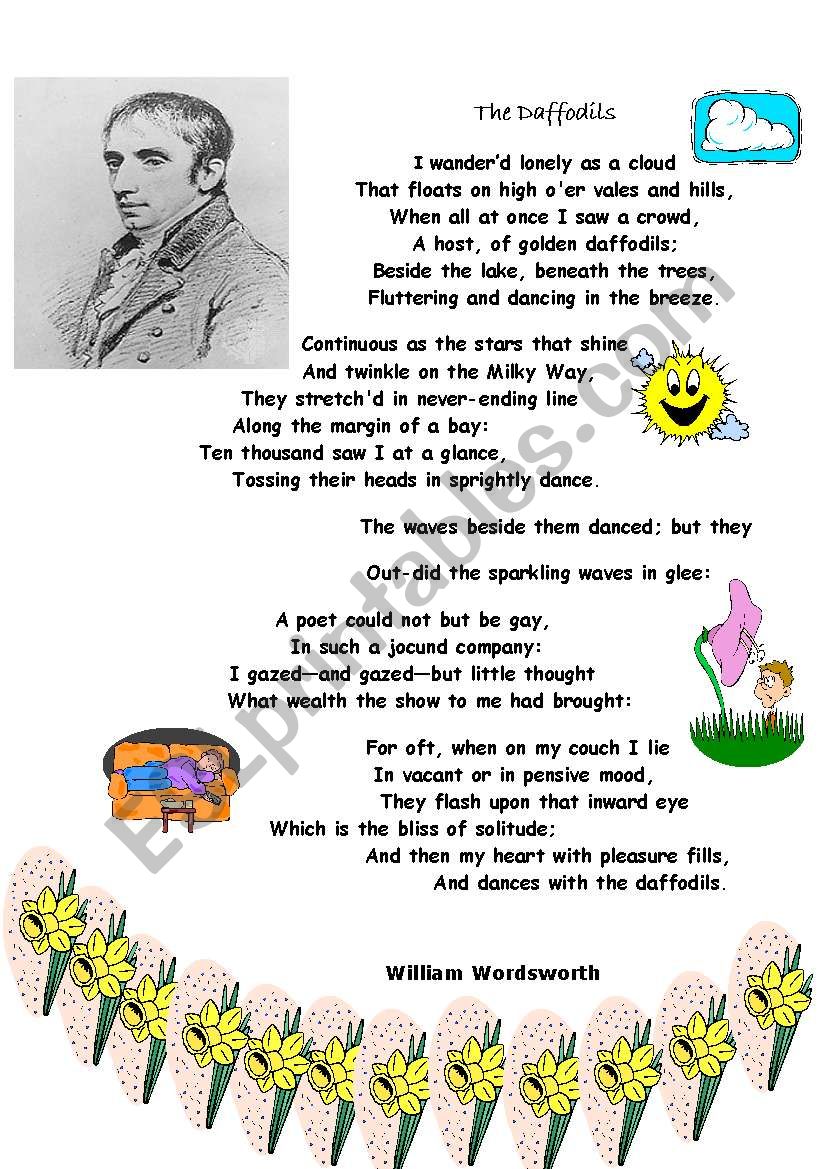 Daffodils by William Wordsworth